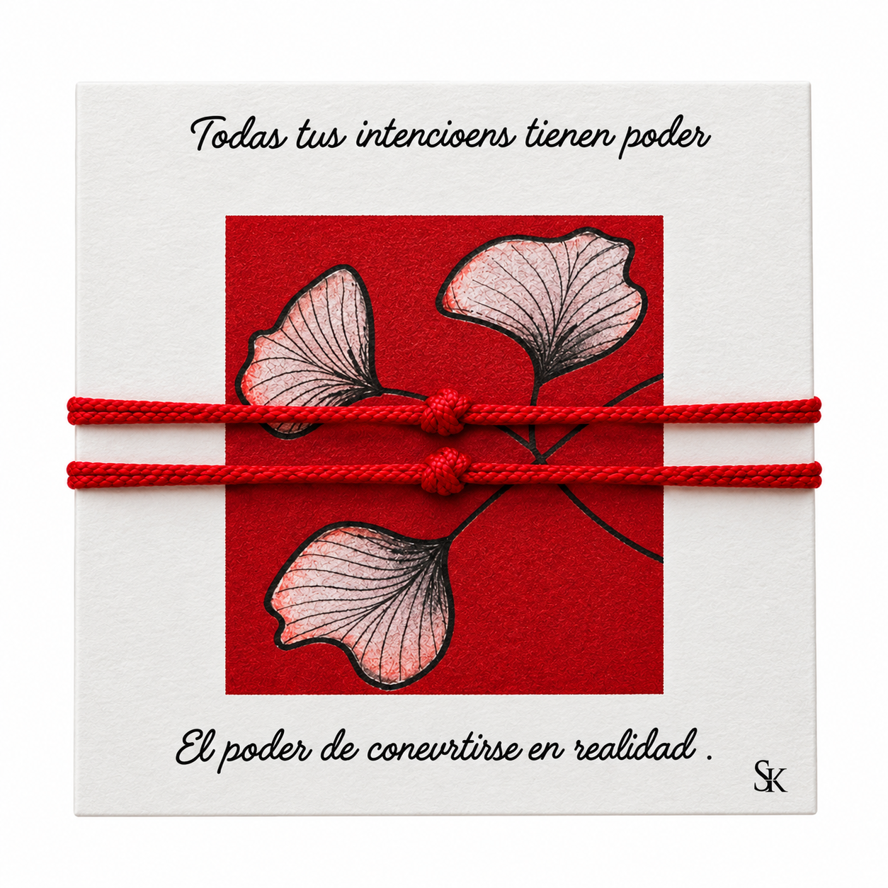 Pulsera de hilo rojo